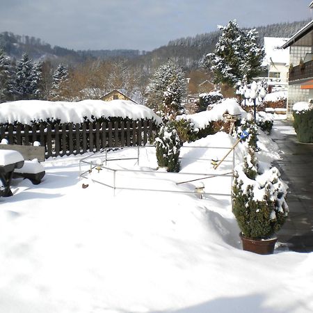 Hotel Pension Haus Berghof Hellenthal Exterior foto